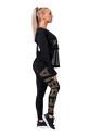 Nebbia  Gold Print leggings 827 black Női leggings