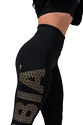 Nebbia  Gold Print leggings 827 black Női leggings