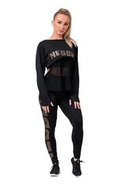 Nebbia Gold Print leggings 827 black Női leggings