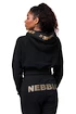 Nebbia  Golden Crop hoodie 824 black Női melegítőfelső