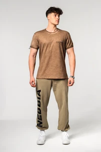 Nebbia  Gym Sweatpants Baggy Style GYM BRO Green Férfi-melegítőalsó