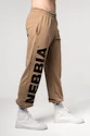 Nebbia  Gym Sweatpants Baggy Style GYM BRO Light Brown Férfi-melegítőalsó