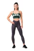 Nebbia Hero Classic Hero sports bra dark green Női melltartó