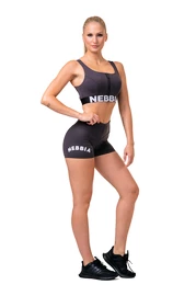 Nebbia Hero Classic short high waist marron Női rövidnadrág