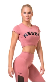 Nebbia Hero Sporty crop top old rose Női póló