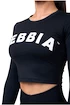 Nebbia Hero Sporty Hero crop top long sleeve black Női felső