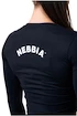 Nebbia Hero Sporty Hero crop top long sleeve black Női felső