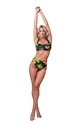 Nebbia  High-energy retro bikini - top 553 jungle green Fürdőruha