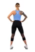 Nebbia  High-Waist ¾ Length Sporty Leggings 406 black Női leggings