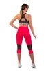 Nebbia  High-Waist ¾ Length Sporty Leggings 406 pink Női leggings