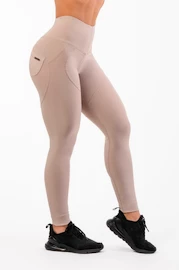 Nebbia High Waist & Lifting Effect Bubble Butt Pants cream Női leggings