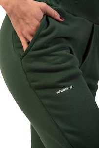 Nebbia  High-Waist Loose Fit Sweatpants "Feeling Good" 409 dark green Női melegítőalsó