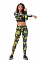 Nebbia  High-waist performance leggings 567 jungle green Női leggings