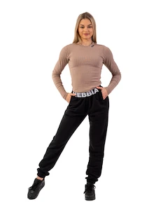 Nebbia  Iconic Mid-Waist Sweatpants 408 black Női melegítőalsó