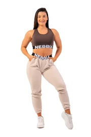 Nebbia Iconic Mid-Waist Sweatpants 408 cream Női melegítőalsó