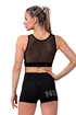 Nebbia Intense Gold Mesh Mini Top 830 black Női felső