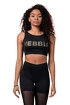 Nebbia Intense Gold Mesh Mini Top 830 black Női felső