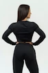 Nebbia Intense Women's Long Sleeve Crop Top Perform 839 Black Női felső