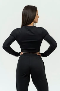 Nebbia Intense Women's Long Sleeve Crop Top Perform 839 Black Női felső XS