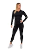 Nebbia  Long Sleeve Smart Pocket Sporty Top 418 black Női póló L