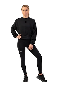 Nebbia  Loose Fit Sweatshirt "Feeling Good" 420 black Női melegítőfelső M/L