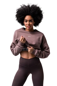 Nebbia  Loose Fit Sweatshirt "Feeling Good" 420 brown Női melegítőfelső