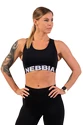 Nebbia  Medium Impact Cross Back Sports Bra 410 black Női melltartó