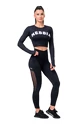 Nebbia  Mesh leggings high waist black Női leggings