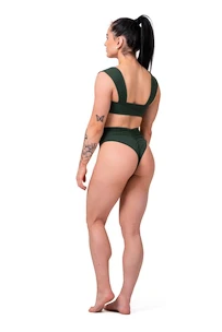 Nebbia  Miami retro bikini - top 553 dark green Fürdőruha