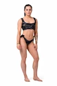 Nebbia  Miami sporty bikini - top 554 volcanic black Fürdőruha