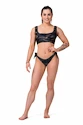 Nebbia  Miami sporty bikini - top 554 volcanic black Fürdőruha