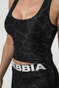 Nebbia  NATURE-INSPIRED Sporty crop top “Racer back” black Női felső