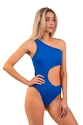 Nebbia  One Shoulder Asymmetrical Monokini 459 Blue Fürdőruha M