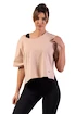 Nebbia  Organic Cotton Loose Fit “The Minimalist” Crop Top 417 salmon Női póló XS/S