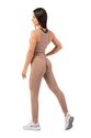 Nebbia  Organic Cotton Ribbed High Waist Leggings 405 brown Női leggings