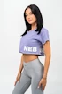 Nebbia  Oversized Crop Top purple Női póló