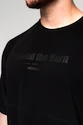 Nebbia  Oversized Heavyweight Cotton T-shirt NO SHORTCUTS Black Férfipóló