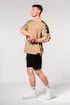 Nebbia  Oversized T-shirt LIFTING CLUB Light Brown Férfipóló