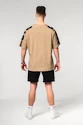 Nebbia  Oversized T-shirt LIFTING CLUB Light Brown Férfipóló