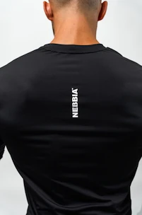 Nebbia  Short-Sleeve Sports T-shirt RESISTANCE black Férfipóló