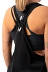 Nebbia  Sleeveless Loose Cross Back Tank Top "Feeling Good" Black Női ujjatlan póló