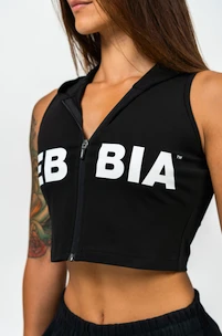 Nebbia  Sleeveless Zip-Up Hoodie black Női melegítőfelső