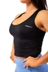 Nebbia  Sporty Slim-Fit Crop Tank Top 422 black Női ujjatlan póló