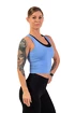 Nebbia  Sporty Slim-Fit Crop Tank Top 422 light blue Női ujjatlan póló