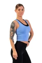 Nebbia  Sporty Slim-Fit Crop Tank Top 422 light blue Női ujjatlan póló