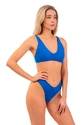 Nebbia  Triangle Bralette Bikini Top with padding 457 Blue Fürdőruha