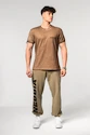 Nebbia  Washed-off Cotton T-shirt MAX OUT Light Brown Férfipóló