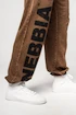 Nebbia  Washed-off Gym Sweatpants Baggy Style GYM BRO Ligth Brown Férfi-melegítőalsó