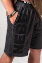 Nebbia  Washed-off Gym Sweatshorts NO BS Black Férfirövidnadrág