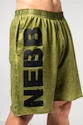 Nebbia  Washed-off Gym Sweatshorts NO BS Light Green Férfirövidnadrág